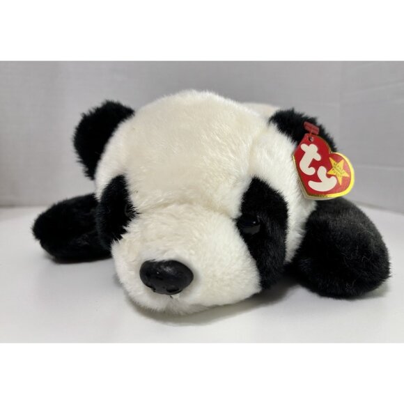 Ty Beanie Buddy PEKING the Panda Bear 13” Plush Vintage - Picture 2 of 8